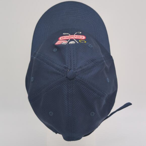 Conoco Hat Cap Strap Back Navy Blue Embroidered Golf 2017 Norman Mens - Picture 6 of 10
